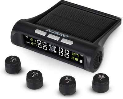 AGARO Digital Tire Pressure Gauge Primo Tire Pressure Monitoring System,(0-6 Bar)