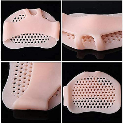 SAFARTRADERS Anti-Skid Forefoot Soft Pads for Pain Relief Heel Socks Silicone Heel Protector(Pack Of 2)