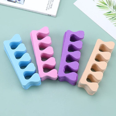 Sweetpea 4 Pcs Finger Toe Separator Soft Sponge Divider Nail Paint Protector Tool(Pack Of 2)