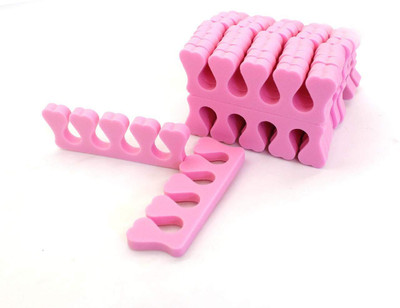 Das Dnails 5 Pairs Heart Shape Soft Sponge Foam Finger Toe Separator Tool(Pack Of 2)