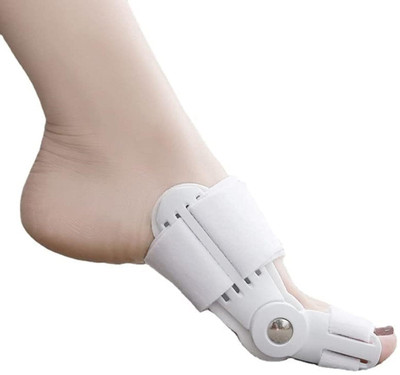 HOOLI Plastic Bunion Splint Pad,Toe Straightener Bunion Corrector Splint With Toe(Pack Of 1)