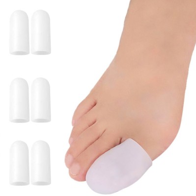 maycreate Silicone Gel Toe Protector Cover Caps for Painful Blisters(Pack Of 6)