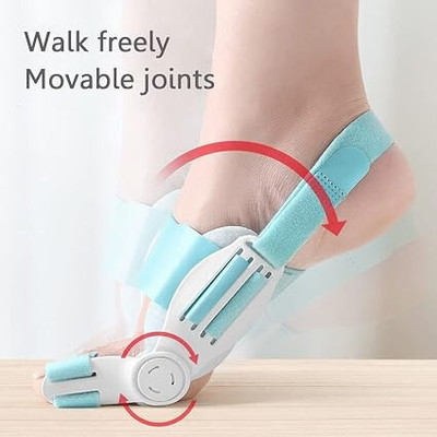 Black mirror Toe straightener Bunion Splint Corrector wth Silicon GelPad toe fracture support(Pack Of 1)