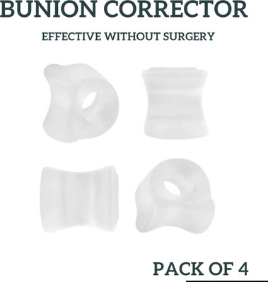Royalkart Bunion Correcto Toe Separator 4pcs Toe Straightener(Pack Of 2)