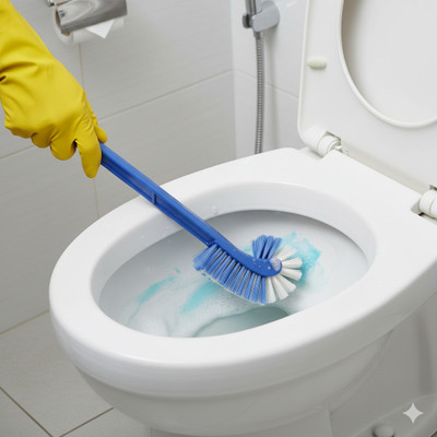 Winst Bathroom Toilet brush pack2 with Holder(Multicolor)
