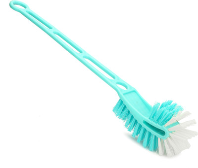 JIMIT Bathroom Toilet Brush with Holder – Non-Slip, Strong Cleaning pack of 2(Blue)