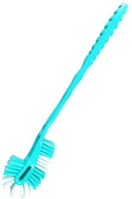 GABA toilet Brush with strong handle for indian/western toilet(pack of1)(Multicolor)