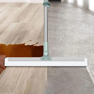 GaxQuly Magic Broom Silicone Floor Wiper Rotatable Telescopic Squeegee Mop Scraper Brush(Multicolor)