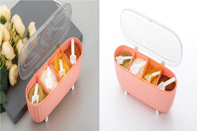 FINWARE Plastic Utility Container  - 2000 ml(Pack of 2, Pink)