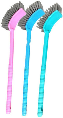 Masox Store Toilet Brush for Indian Bathrooms | Long Handle WC Cleaning Brush(Multicolor)