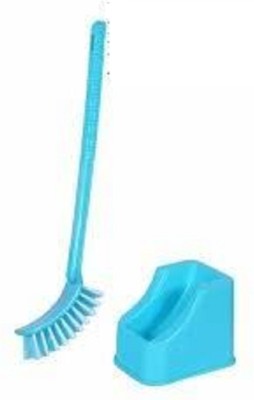 ANUBHAVEN Toilet Brush with Holder(Sea Green)