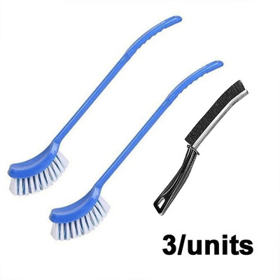 Red Champion Toilet Brush in Hockey Design for Western and Indian Toilet Large, Pack of 1 with Holder(Multicolor)