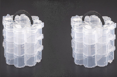 Vittamix Plastic Utility Container  - 1100 g(Pack of 2, White)