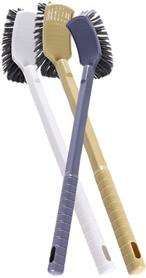 NARV Reliable Toilet Cleaner | Long Handle WC Brush for Daily Bathroom Use(Multicolor)