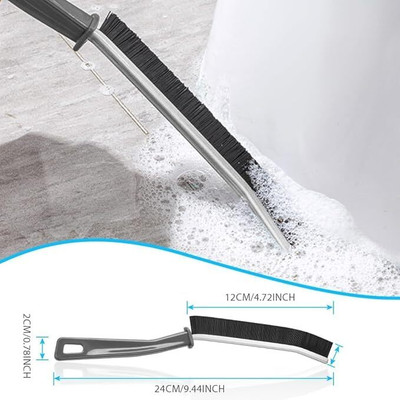 Geniestore Hard Bristle Crevice Cleaning Brush-Multifunctional Gap Cleaning Brush