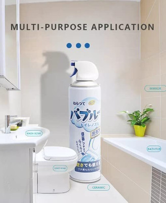 Dfasion Foam Cleaner Spray Multi Purpose Cleaning Foaming 12 Lemon Foam Toilet Cleaner(300 ml)