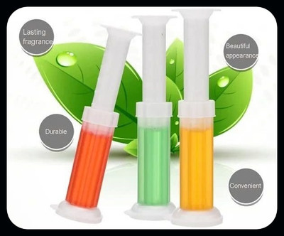 hiyan A-Toilet Cleaning Gel Stamp Air Freshener | Multi Color Lavender Gel | 3 Pcs Lavender Gel Toilet Cleaner(3 x 45 g)