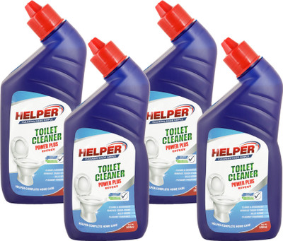HELPER TOILET CLEANER -500ML ,4PC PACK Liquid Toilet Cleaner(4 x 500 ml)