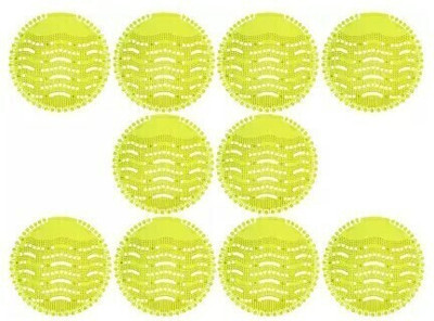 dharti enterprise YELLOW URINAL LEMON FLAVOUR Mat Toilet Cleaner(10 x 1 Wipes)