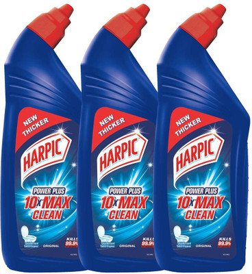 harpic Toilet Cleaner Liquid, Original - 1 Litre (Pack of 3) | toilet cleaner(3 x 1000 ml)