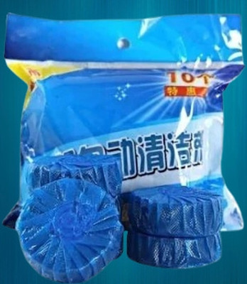 Devina Automatic Flush Toilet Bowl Cleaner Pack of 05@5019 Lemon Block Toilet Cleaner(5 x 10 g)