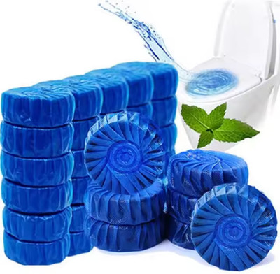 shukan enterprise Automatic Toilet Bowl Cleaner Tablets for Descaling & Deodorizing Ocean Rim Block(20 x 1 g)