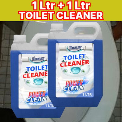 REGLET Toilet Cleaner | FAST RESULT FORMULA CLEANS OVERALL Lavender Liquid Toilet Cleaner(2 x 1 L)