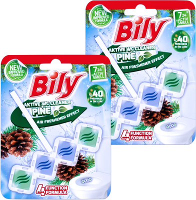 BILY Diamond Active – Solid Toilet Cleaners Pines Rim Block(2 x 50 g)