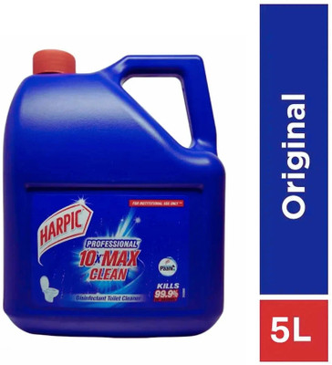 Harpic Disinfectant Toilet Cleaner Liquid Original for Home Cleaner,Office Cleaner 5L Liquid Toilet Cleaner(5 L)