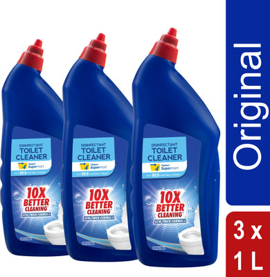 Flipkart Supermart Disinfectant Original Liquid Toilet Cleaner(3 x 1000 ml)