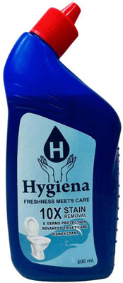 Hygiena Toilet Cleaner Liquid – Removes Stains,Kills Germs & Leaves Fresh Fragrance Liquid Toilet Cleaner(500 ml)