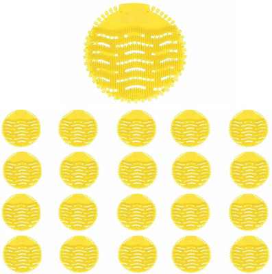 SOLACE HYGIENE Urinal Screen Mat with Fragrance ,Anti Splash Urinal Mat. Lemon Mat Toilet Cleaner(20 x 1 Wipes)