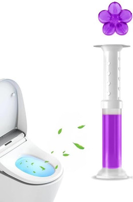 MBVTREADS Flower Toilet Gel Cleaner For Remove Bad Smell Lavender Gel Toilet Cleaner(50 ml)