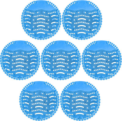 Karmarch Urinal Screen Mats with Fragrance, Anti Splash Urinal Mat. Ocean Mat Toilet Cleaner(7 x 1 Wipes)