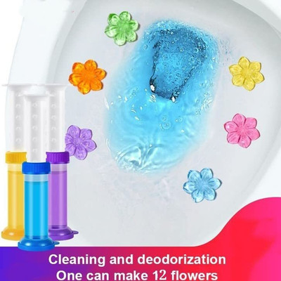 Naama Toilet Gel Cleaner & Freshener, Flower Gel remove bad smell (Pack of 2) Gel Toilet Cleaner(2 x 10 ml)