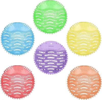 GABA Urinal screen mats with fragrance.suitable for bathroom ,school ,restorant Lavender Mat Toilet Cleaner(6 x 0.17 g)