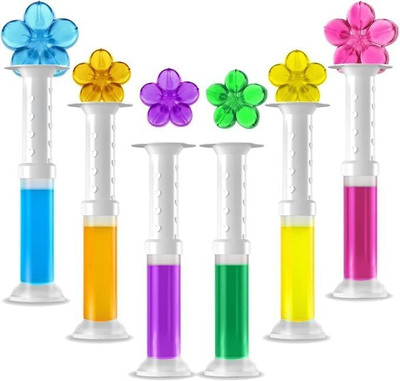 Goting Toilet Cleaning Gel Flower – Bathroom Cleaner & Air Freshener - Multicolor Regular Gel Toilet Cleaner(60 ml)