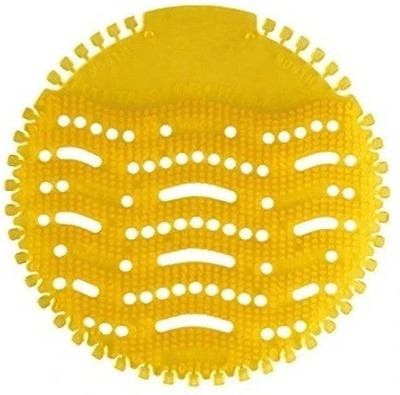 Agromech ROUND URINAL DISINFECTOR MAT SCREEN Lemon Mat Toilet Cleaner(1 Wipes)