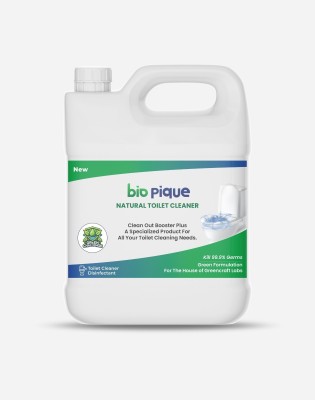 Bio Pique Organic Toilet Cleaner Liquid I Eco Friendly I Acid Free I 5 L (Pack of 1) Liquid Toilet Cleaner(5 L)