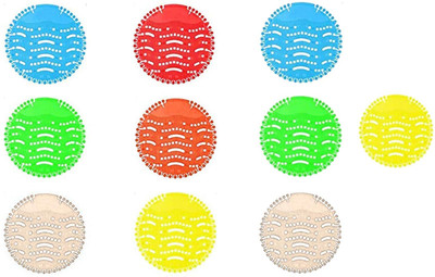 qthinfra Urinal Screen Mats with Fragrance 10 Pcs Set (Exciting New Fragrances Which Last for 31 Days) Mat Toilet Cleaner(10 x 1 Wipes)