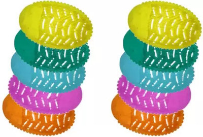 Anmol Plastic Urinal Screen Mat Set of 10 Mint Mat Toilet Cleaner(10 x 1 Wipes)