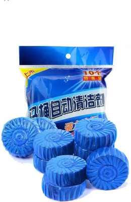 MERCEHIVE Automatic Flush Toilet Bowl Cleaner Tablet Bathroom Tank Cleaner(pack of10) Regular Foam Toilet Cleaner(10 x 1 g)
