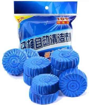 KSHAMYA Powerful Automatic Flush for Bathroom Cleaning Ball Toilet Cleaner Block Toilet Cleaner(10 x 1 g)
