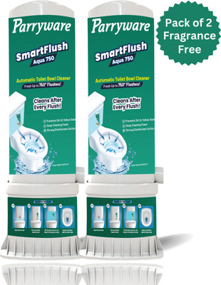 Parryware Smarflush Automatic Toilet Bowl Cleaner - Pack of 2 (Fragrance Free) Liquid Toilet Cleaner(2 x 150 ml)