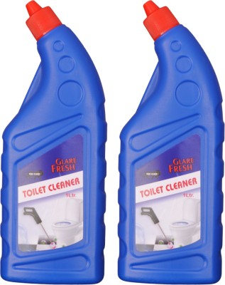 Glarefresh Toilet Cleanner 1 L | Original, Disinfectant Cleaner | Suitable for Toilet Bowls Liquid Toilet Cleaner(2 x 1 L)