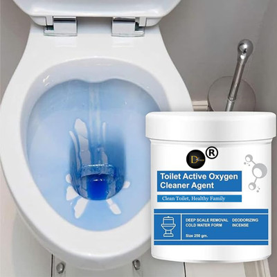 DURAZO Toilet Bowl Cleaner Powder with Active Lemon Oxygen – 250g (Lemon Fragrance) Lemon Powder Toilet Cleaner(250 ml)