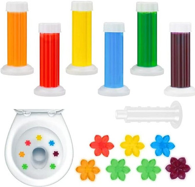 frientra Toilet Air Freshener and Toilet Cleaner Floral Gel Toilet Cleaner(45 g)