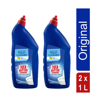 Flipkart Supermart Disinfectant Original Liquid Toilet Cleaner(2 x 1 L)
