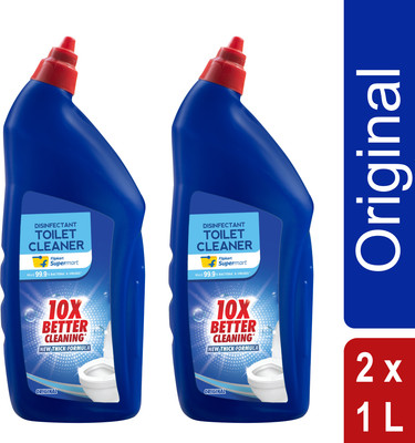 Flipkart Supermart Disinfectant Original Liquid Toilet Cleaner(2 x 1 L)