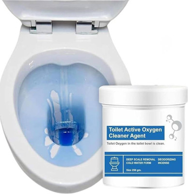 NEPROENT Toilet Active Oxygen Cleaner Agent All Purpose Cleaning Powder Bowl Foam Cleaner Lemon Crystal Toilet Cleaner(250 g)